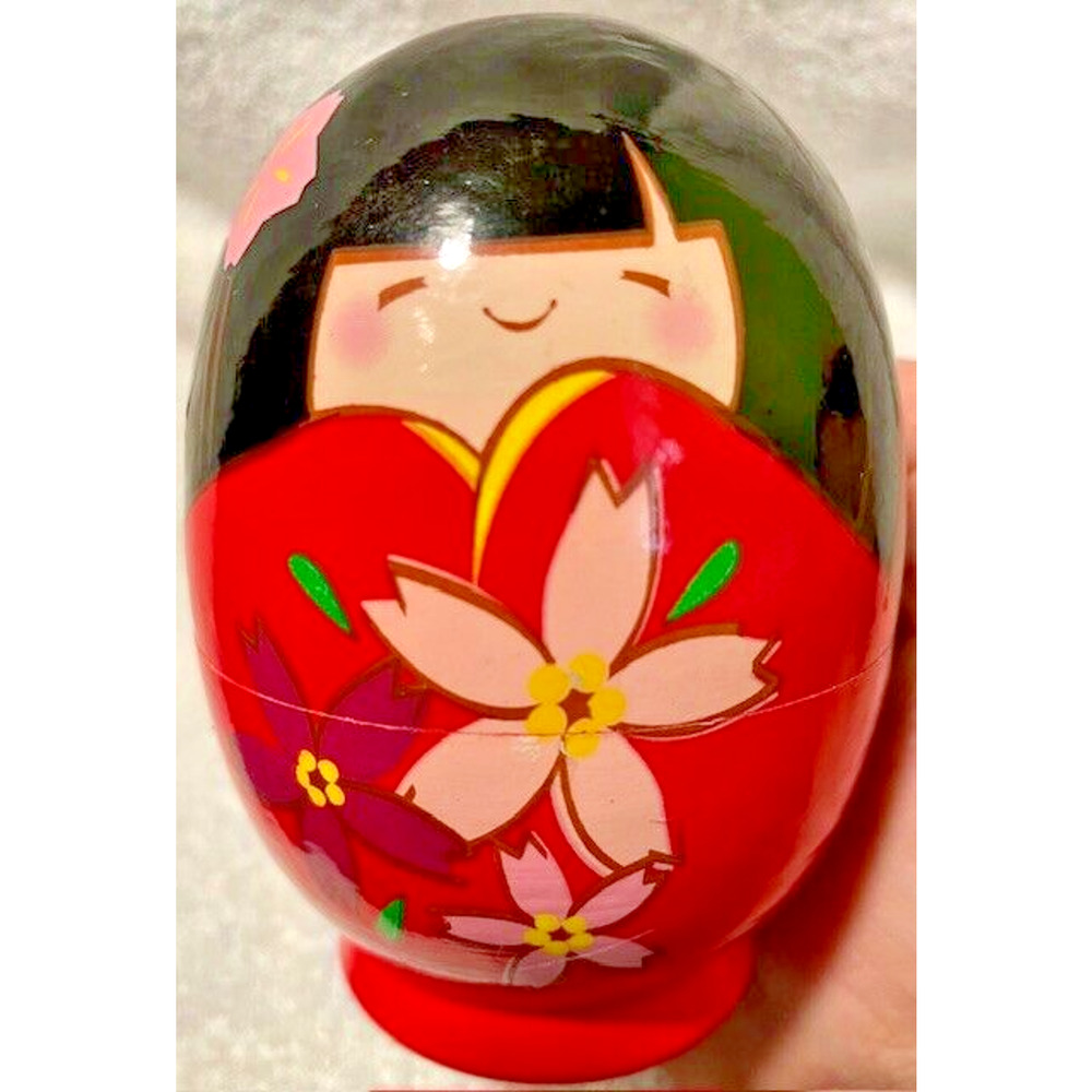 Nesting Dolls Matryoshka Dolls - 5Pcs Set - Handmade & Painted - Wooden